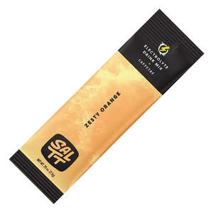 SALTT Orange (Zesty Citrus) Caffeinated Electrolytes Pre Workout Single Sachet