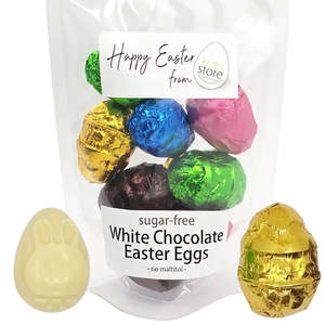 10 Artisan Easter Eggs - White Chocolate 5 flavour pack