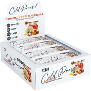 Ingredients: Fibre Boost Caramel Honey Macadamia Box of 12 NEWEST FLAVOUR!
