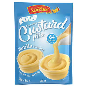 Ingredients: Lite Aeroplane Dessert Mixes - Vanilla Custard