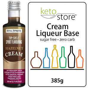Top Shelf Liqueur - Hazelnut Cream Flavour + Keto Store™ Cream Liqueur Base Bundle