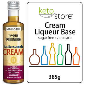 Top Shelf Liqueur - Butterscotch Cream Flavour + Keto Store™ Cream Liqueur Base Bundle