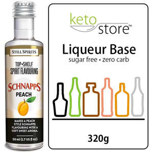 Top Shelf Schnapps - Peach + Keto Store™ Liqueur Base Bundle