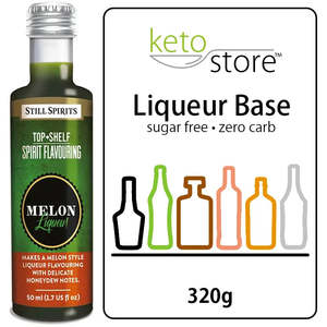 Ingredients: Top Shelf Liqueur - Melon Flavour + Keto Store™ Liqueur Base Bundle