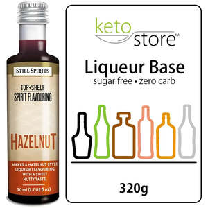 Top Shelf Liqueur - Hazelnut Flavour + Keto Store™ Liqueur Base Bundle