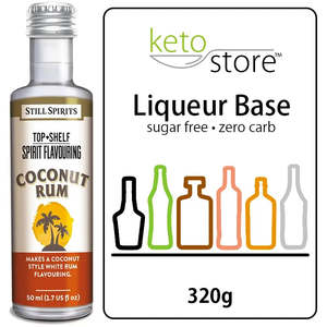 Top Shelf Liqueur - Coconut Rum Flavour + Keto Store™ Liqueur Base Bundle