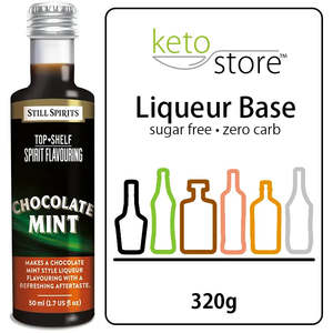 Top Shelf Liqueur - Chocolate Mint Flavour + Keto Store™ Liqueur Base Bundle