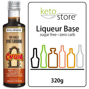 Top Shelf Liqueur - Cafelua Coffee Flavour + Keto Store™ Liqueur Base Bundle