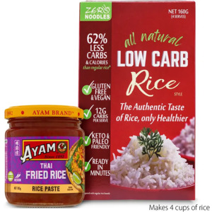 Flavour: Meal Maker - Low Carb Rice + AYAM Thai Fried Rice Paste