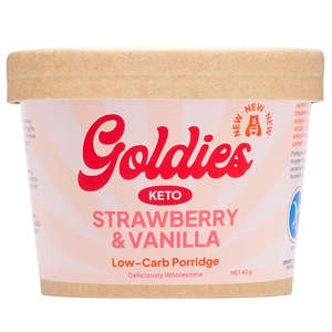 Goldies Porridge - Strawberry Vanilla Pottle
