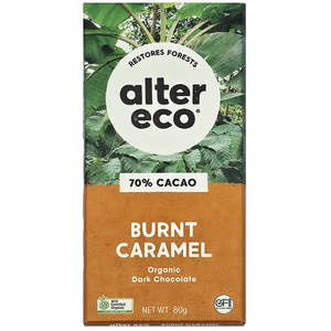 Flavour: Alter Eco 70% Burnt Caramel Cacao Organic Dark Chocolate