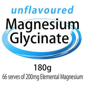 Magnesium Glycinate - Unflavoured 180g Mix