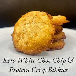 Made To Order: Made to your Order - White Choc Chip and Protein Crisp Bikkies