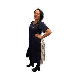 STRIPE BACK T DRESS (18)