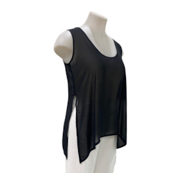 SPLIT CAMI BLACK