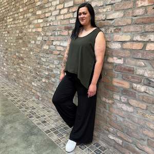 B1 SPLIT CAMI KHAKI (14,16,18)