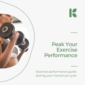 Products: Peak your Exercise Performance during your Menstrual Cycle using Nutrition Tips - Key Nutrition