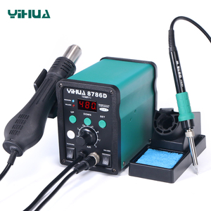 YIHUA 8786D SMD Rework Soldering Station 740W 2 in 1 Digital Display Hot Air Gun&hellip;