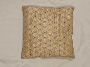 Amber Lattice Beaded Heritage Cushion