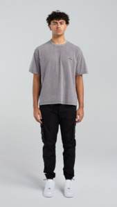 Acid Wash Tee - Grey