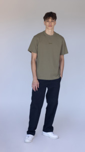 T Shirts: Classic Crew Tee - Olive