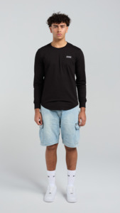 Long Sleeves: Zen Flex Long sleeve - Black