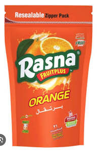 Products: RASNA FRUITPLUS ORANGE 400GM
