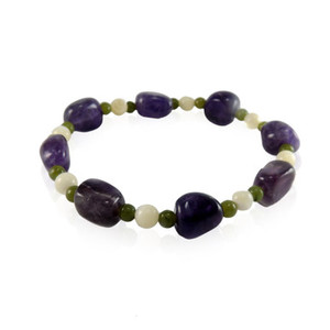 GBA-KGB8a Amethyst Bracelet Mixed