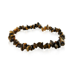 GBT-KGB1t Tiger Eye Chip Elastic Bracelet