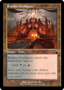 Wilds Of Eldraine Pre Orders: Rakdos Guildgate (Retro Frame) [Ravnica Remastered]
