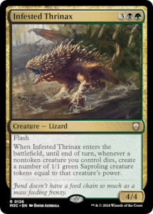 Infested Thrinax [Modern Horizons 3 Commander]