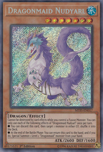 Yugioh Singles: Dragonmaid Nudyarl [MYFI-EN017] Secret Rare
