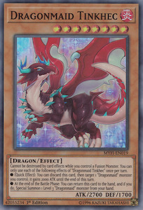 Yugioh Singles: Dragonmaid Tinkhec [MYFI-EN019] Super Rare