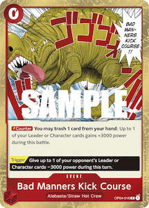 Bad Manners Kick Course [Kingdoms of Intrigue]