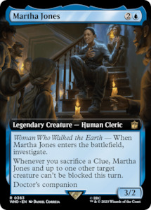 Dr Who Mtg Singles Pre Orders: Martha Jones (Extended Art) [Doctor Who]