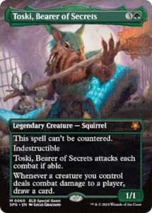 Toski, Bearer of Secrets (Borderless) [Bloomburrow Special Guests]