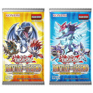 Yu Gi Oh Sealed: YGO Booster Pack - Battles of Legend: Monster Mayhem (1st Edition)