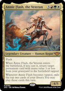 Annie Flash, the Veteran (Promo Pack) [Outlaws of Thunder Junction Promos]