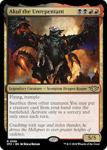 Akul the Unrepentant (Promo Pack) [Outlaws of Thunder Junction Promos]