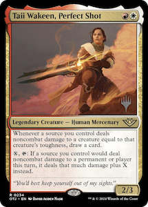 Otj Singles: Taii Wakeen, Perfect Shot (Promo Pack) [Outlaws of Thunder Junction Promos]