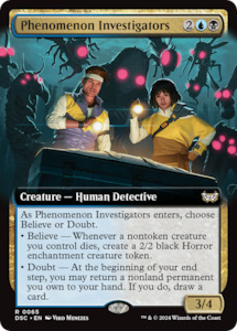 Duskmourn: Phenomenon Investigators (Extended Art) [Duskmourn: House of Horror Commander]