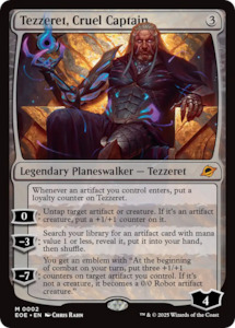 Tezzeret, Cruel Captain [Edge of Eternities]