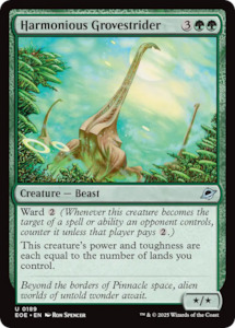 Harmonious Grovestrider [Edge of Eternities]