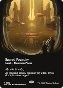 Edge Of Eternities: Sacred Foundry (Borderless) [Edge of Eternities]