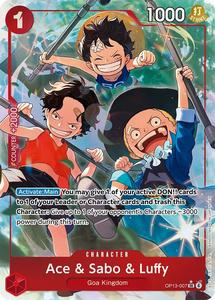 One Piece Aas: Ace & Sabo & Luffy (Alternate Art) [Carrying On His Will]