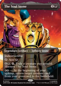 High End Tcg Singles: The Soul Stone (Borderless) [Marvel's Spider-Man]