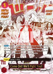 High End Op Singles: Come On!! We'll Fight You!! (Alternate Art) [Premium Booster -The Best- Vol. 2]