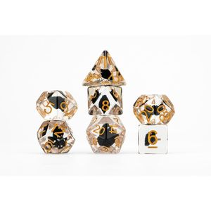 Crow Resin Infused Dice