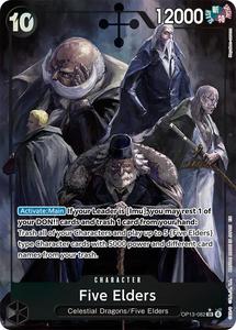 All Optcg Singles: Five Elders (Alternate Art) [Carrying On His Will]