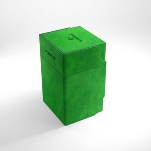 Accessories Deck Boxes: Gamegenic Watchtower 100+ Convertible Green Deck Box